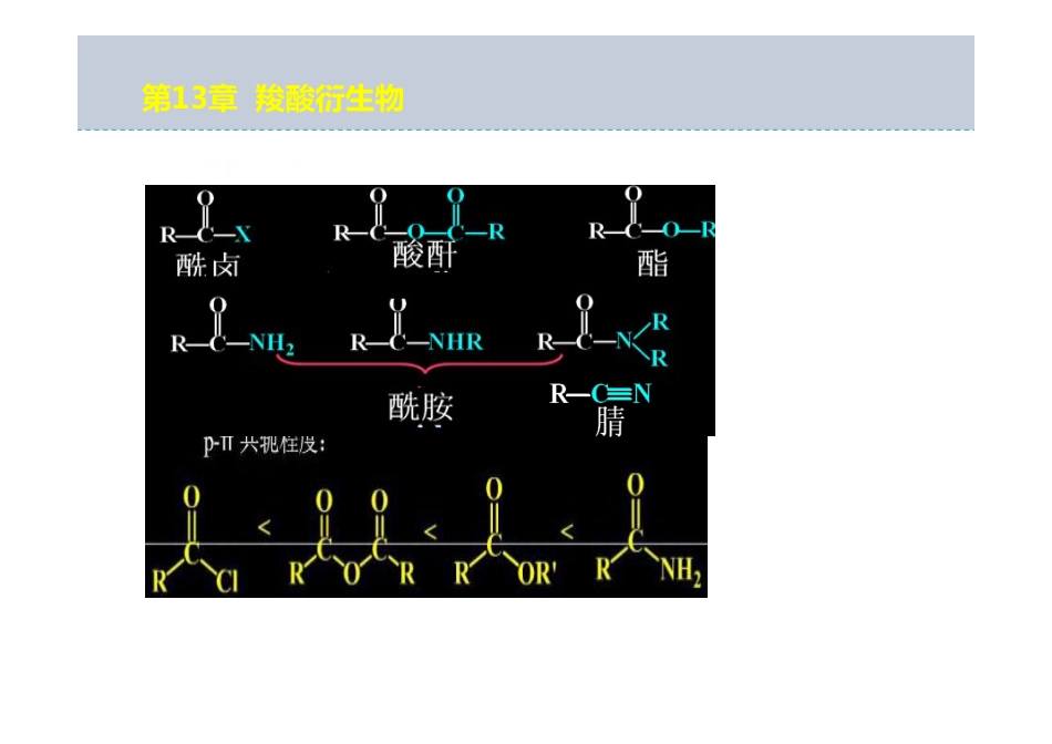 有机化学考点精讲 羧酸衍生物课堂讲义©研途网 YenTo.cn 整理 ✚关注公众号(yentocn)资料多又好 更新早知道.pdf_第3页