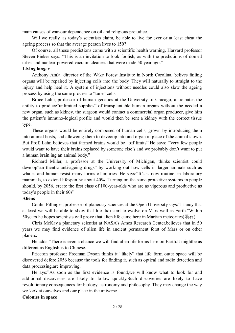 2008年6月英语六级真题及答案.pdf_第2页