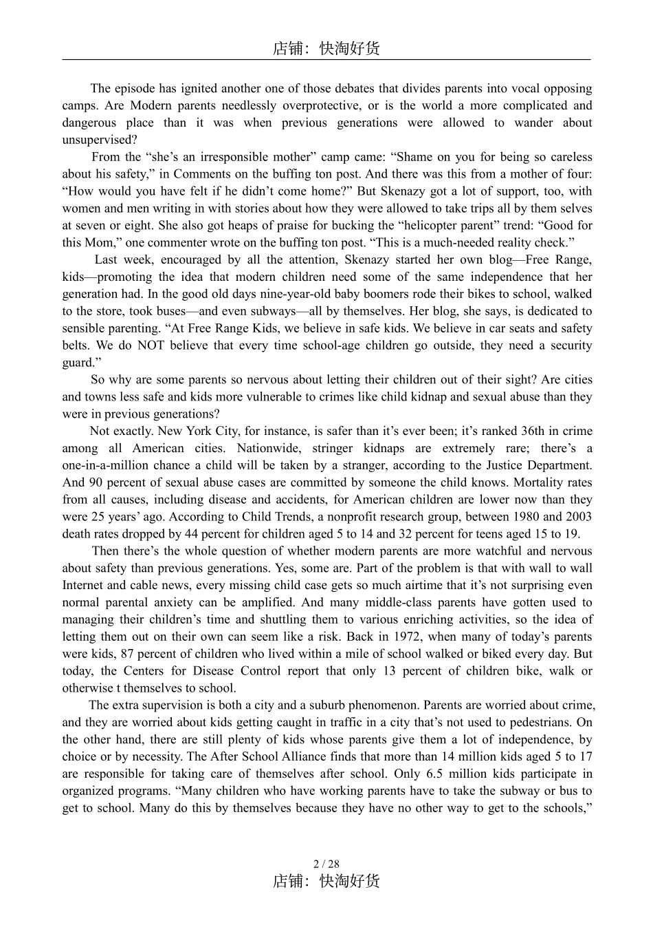 2009年6月英语六级真题及答案(1).pdf_第2页