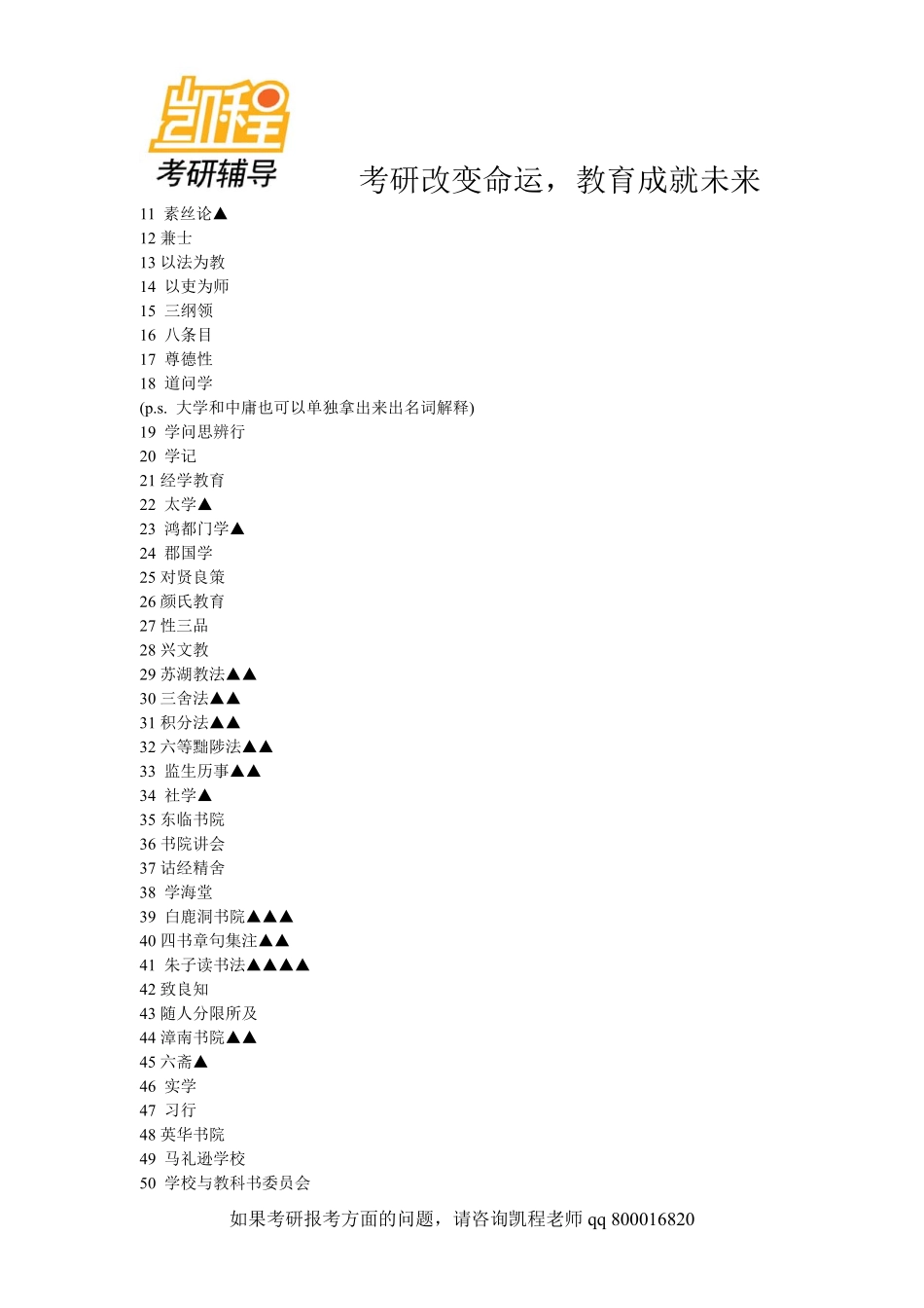 333教育综合名词考研参考(整理版)-凯程教育.pdf_第3页