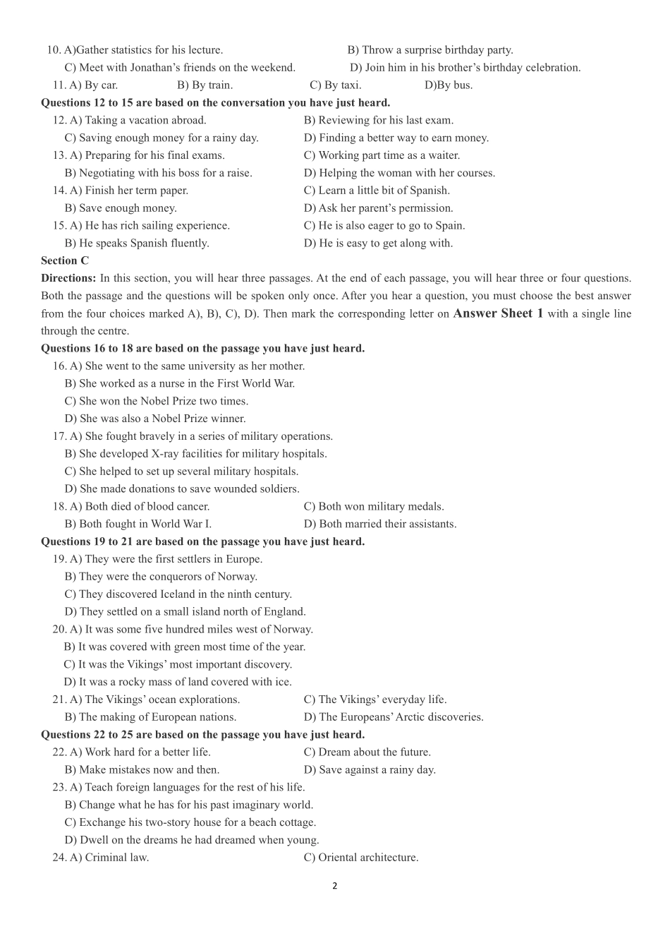 2017年12月四级真题第2套【可复制可划线查词】.pdf_第2页