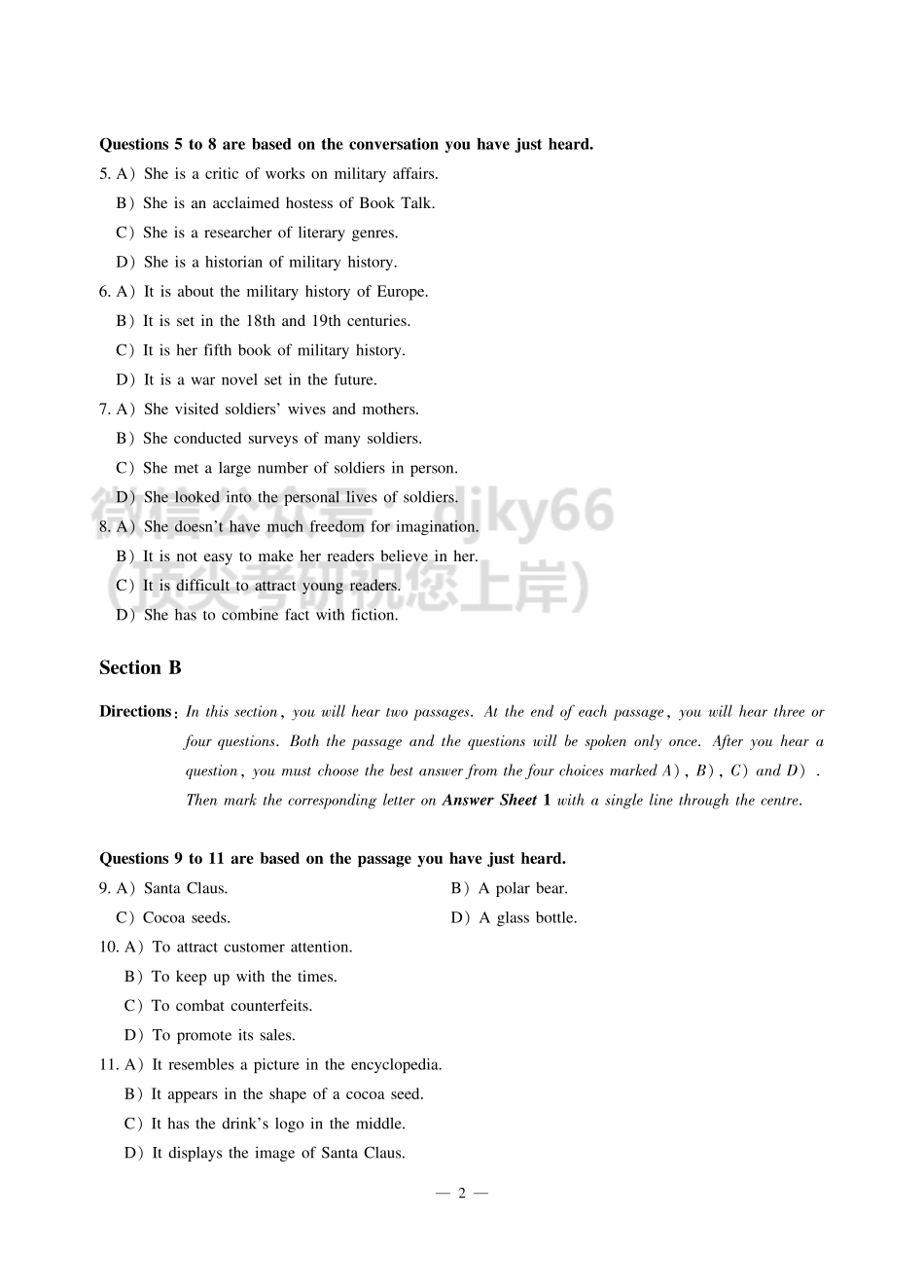 2021年12月六级（第一套）.pdf_第2页