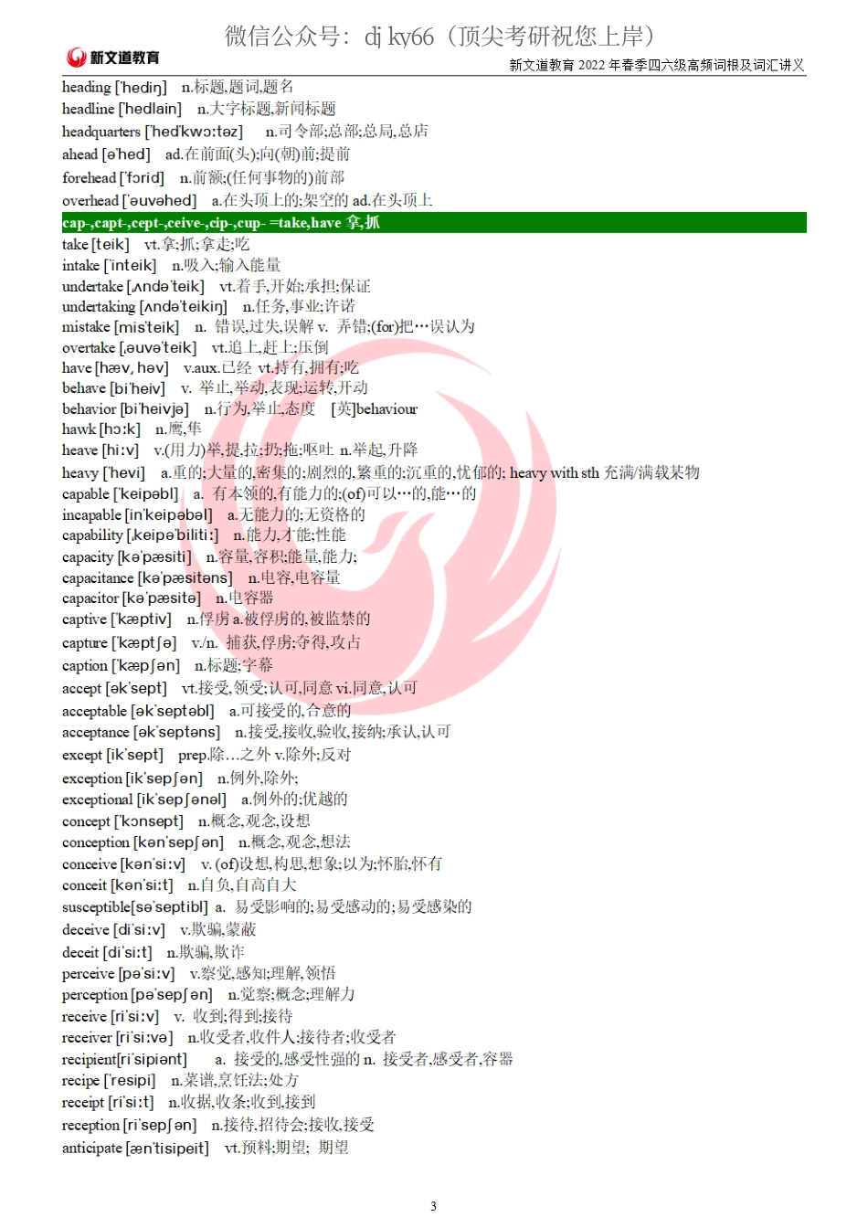 2022年四六级高频词根及词汇.pdf.pdf_第3页