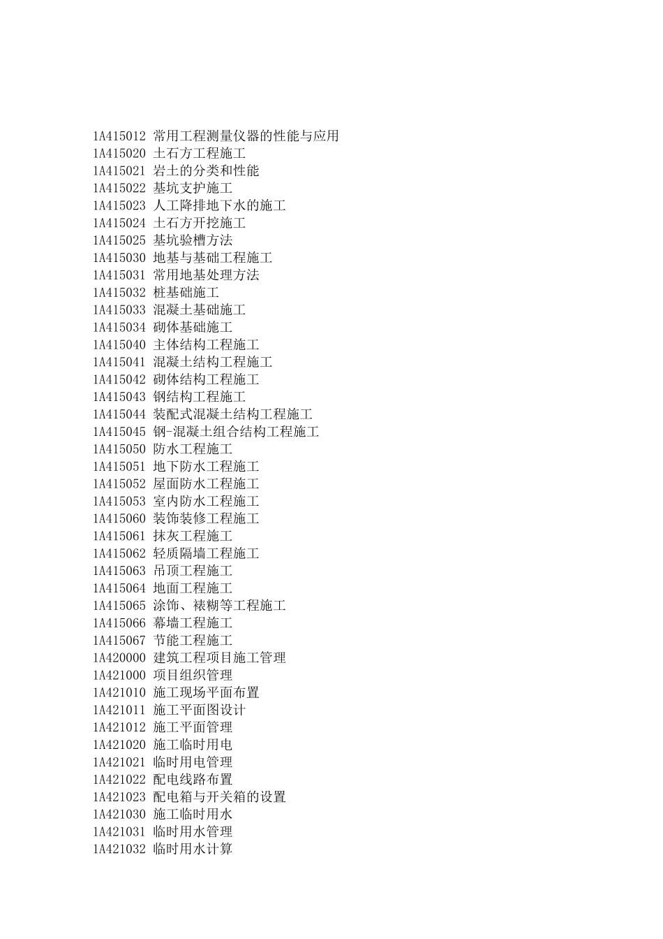 2021一级建造师《建筑》考试大纲.pdf_第2页