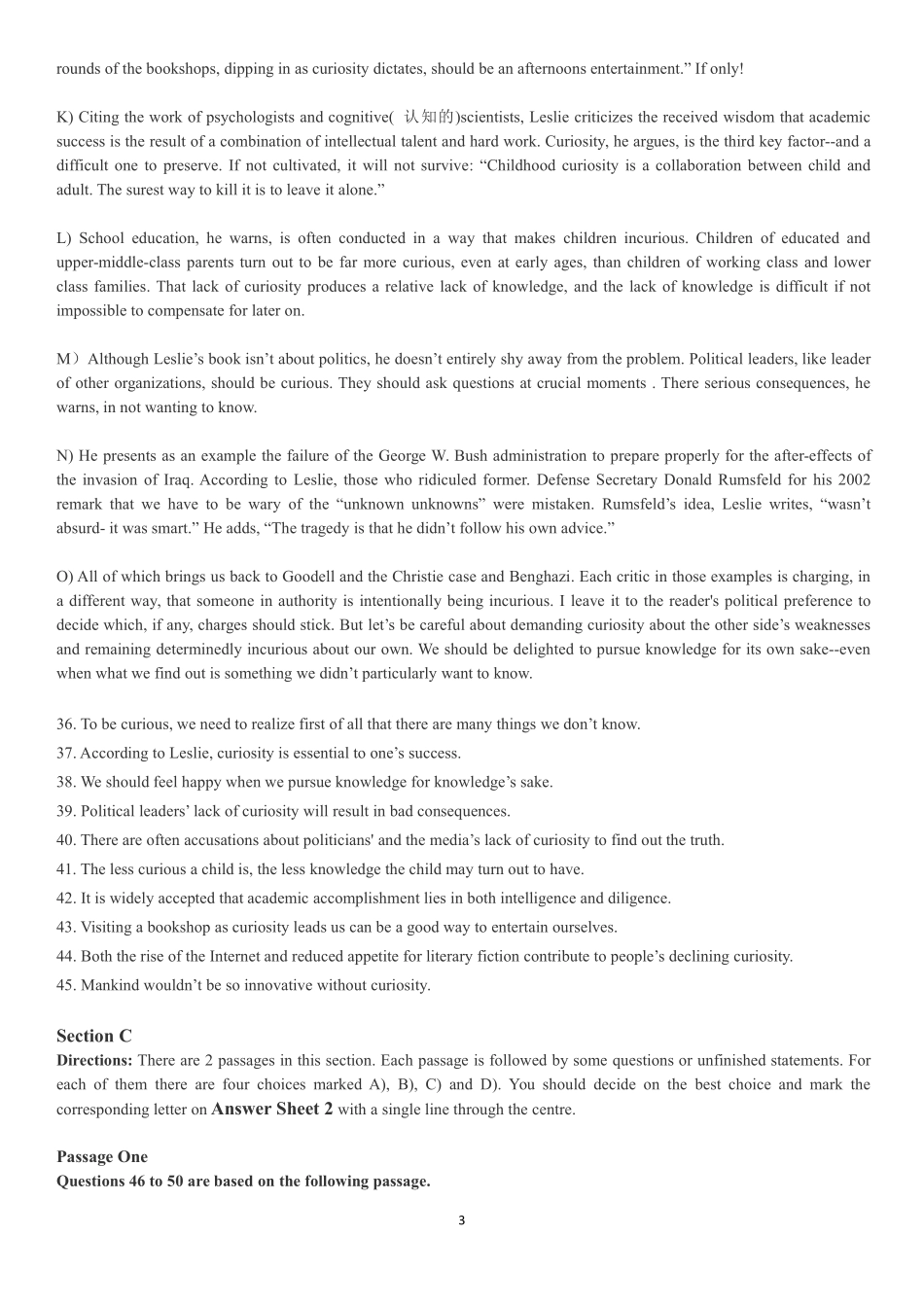 2017年12月四级真题第3套【可复制可划线查词】.pdf_第3页