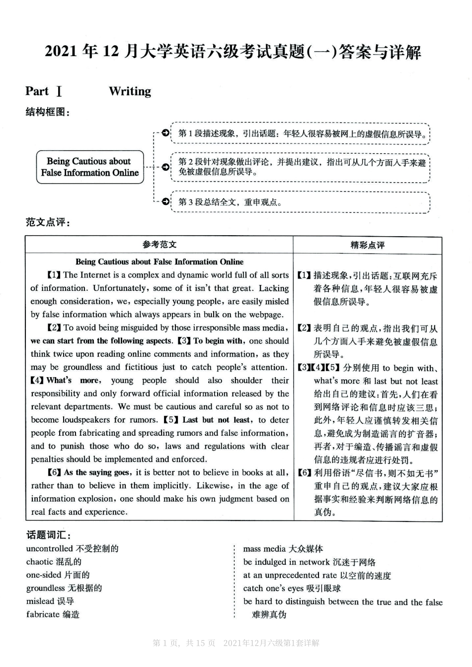 2021.12六级真题第1套答案及详解.pdf_第1页
