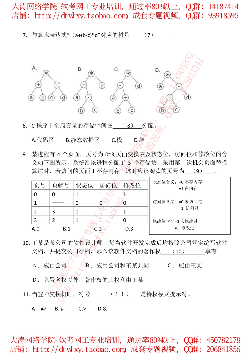 （VIP版）2015年05月上半年网络工程师真题及参考答案(1).pdf_第2页