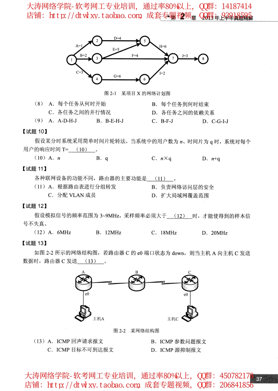 （VIP版）2013年05月上半年网络工程师真题及标准答案(1).pdf_第3页