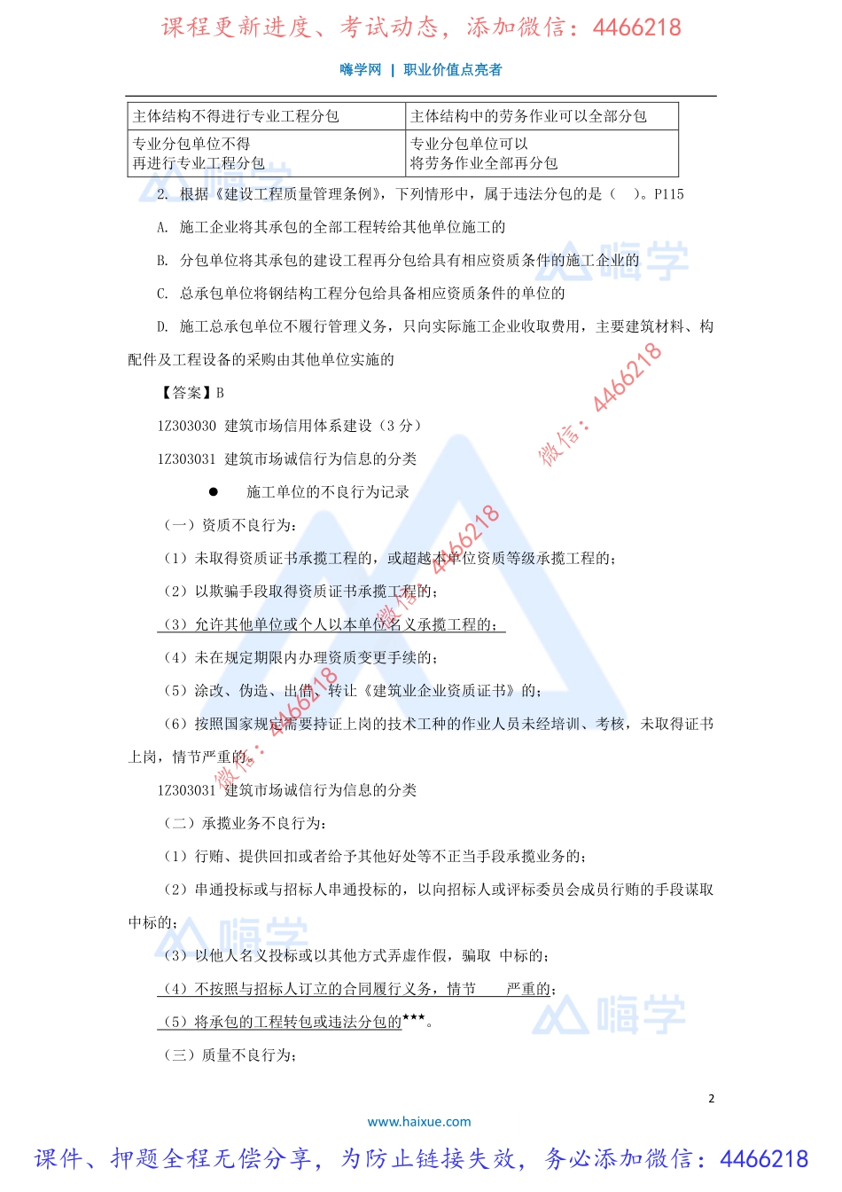 陈印-一级建造师-建设工程法规及相关知识-冲刺串讲-（5）建设工程发承包法律制度2.pdf_第2页