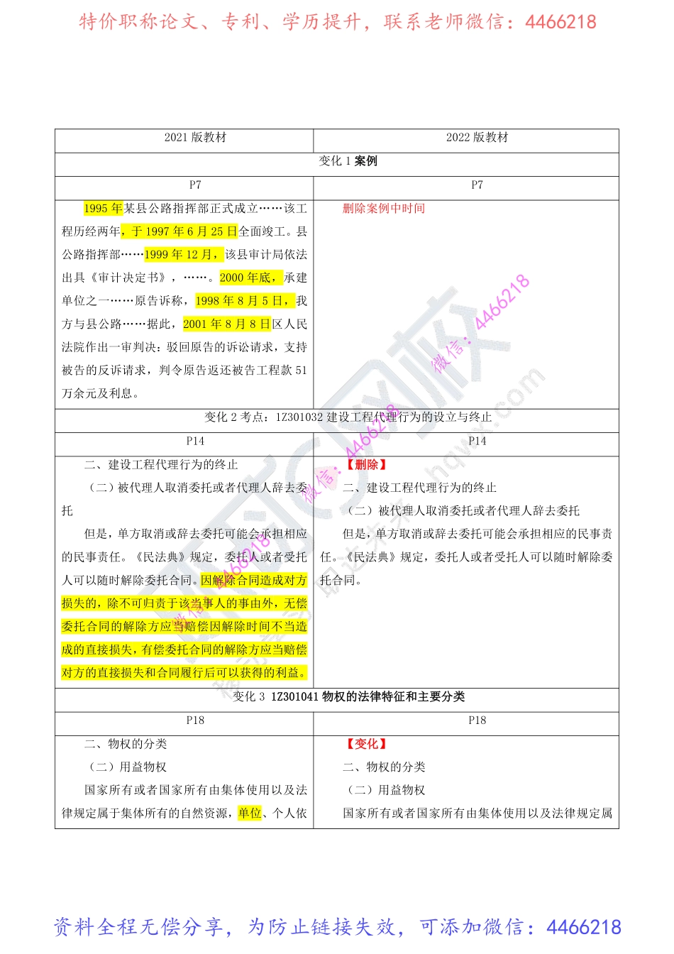 一建法规-HQ-新旧教材对比.pdf_第2页