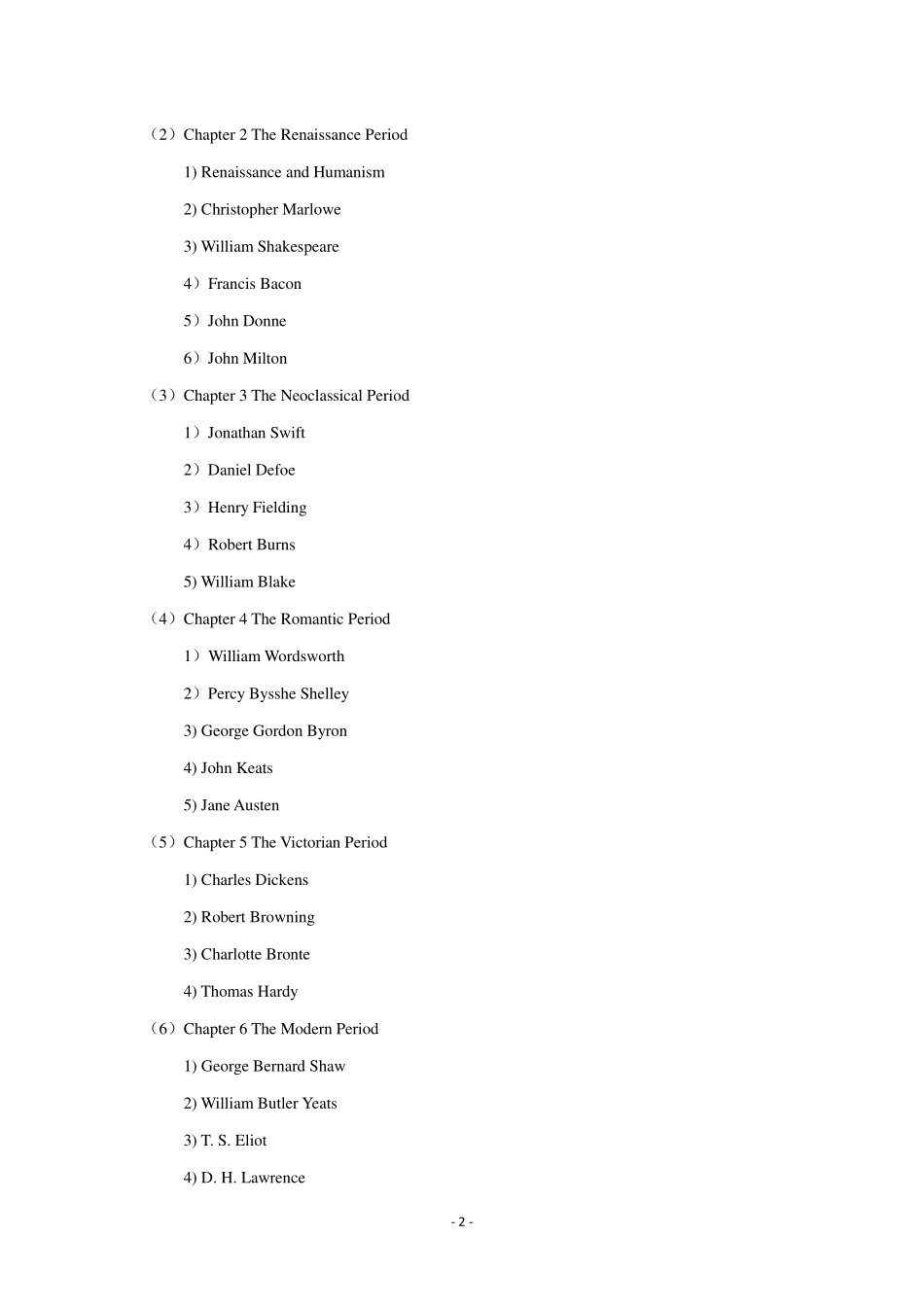 2019年专插本-英语《英美文学与翻译》考试大纲.pdf_第2页