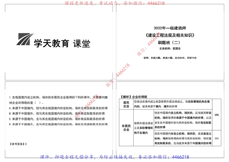 17.2022年一建《法规》刷题班（二）-祝国东【讲义打印版】9.14.pdf_第2页