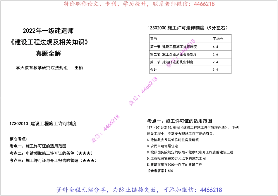 08.一建《法规》真题全解第二三章【黑白打印版】.pdf_第2页