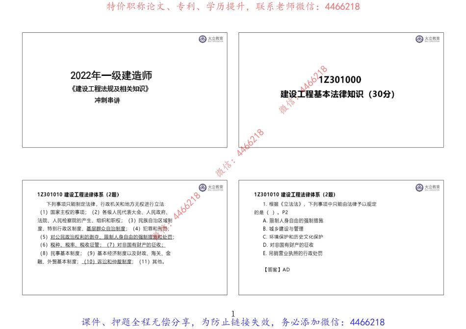 2022一建《法规》冲刺讲义.pdf_第2页