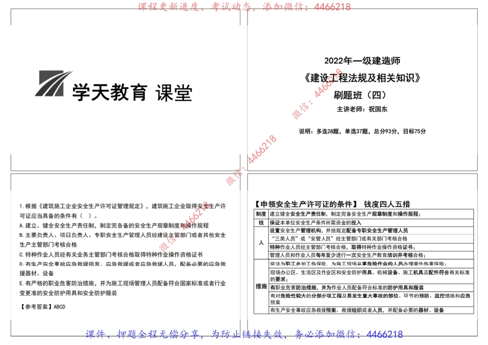 19.2022年一建《法规》刷题班（四）-祝国东【讲义打印版】9.16.pdf_第2页