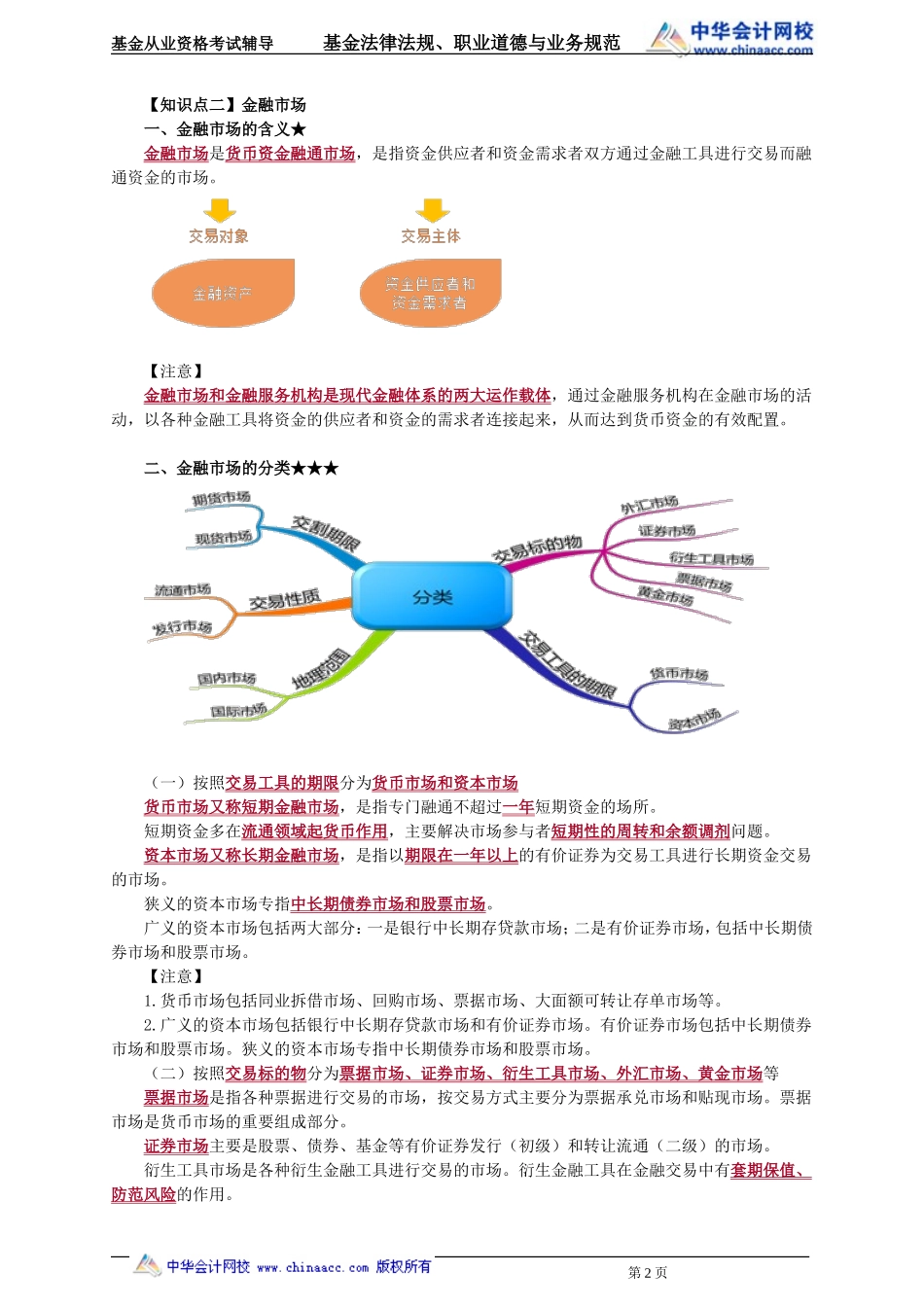 01第1章 金融市场 、资产管理与投资基金.doc_第2页