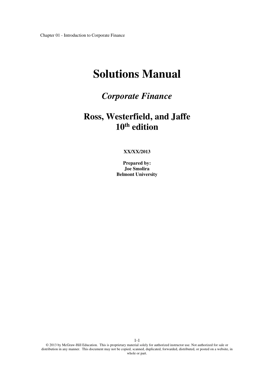 《公司理财》第十版答案【英文版】.pdf_第1页