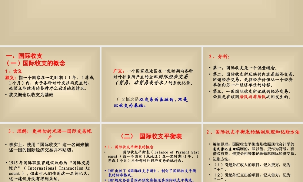 第九讲 国际收支与国际储备.ppt