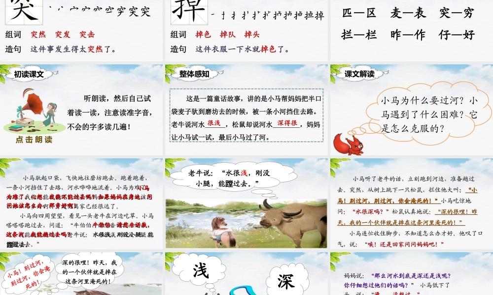 （课堂教学课件）14 小马过河.ppt