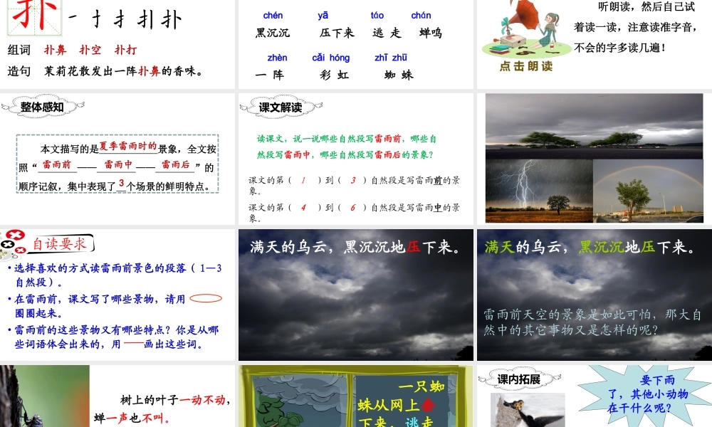 （课堂教学课件）16 雷雨.ppt