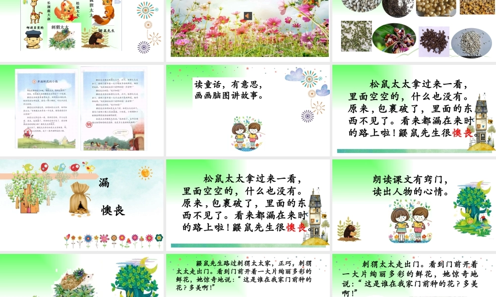 《3 开满鲜花的小路 》 第3套（省一等奖）优质课.pptx