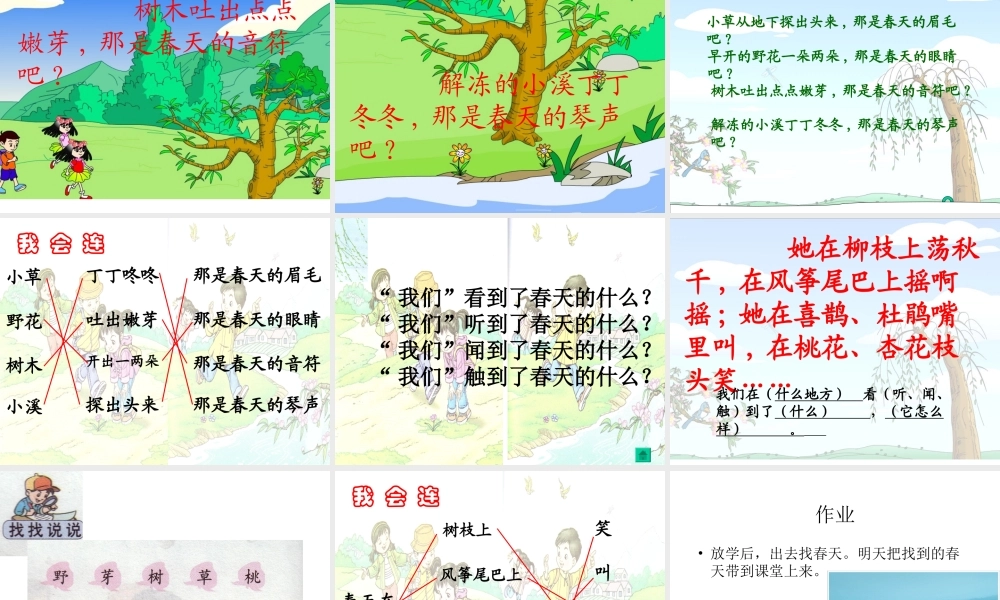 《2 找春天2》优质课.ppt