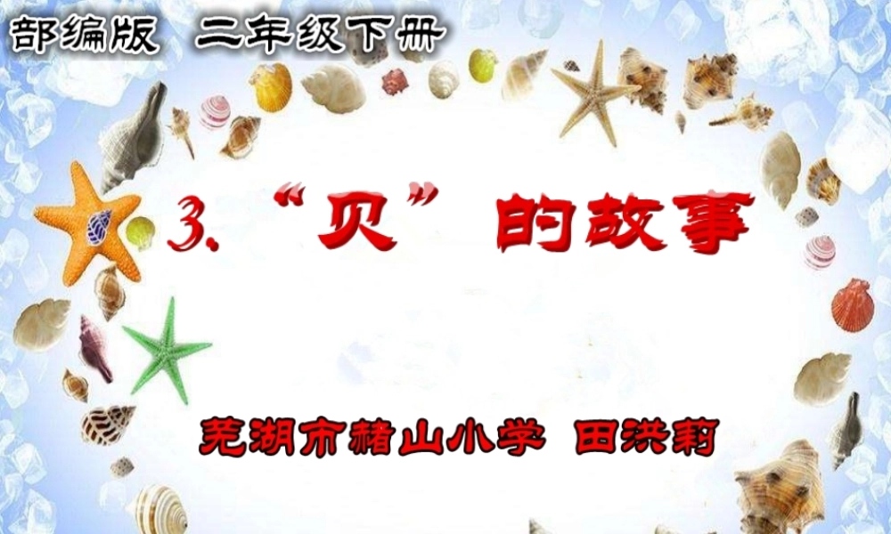《3 “贝”的故事 》 第4套（省一等奖）优质课.pptx