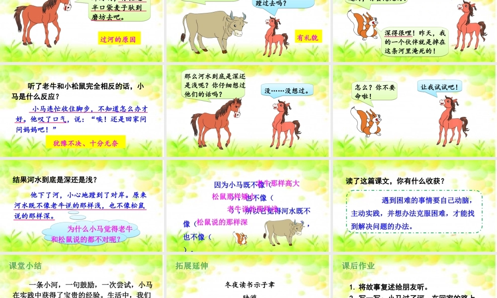《14 小马过河 》 第9套（省一等奖）优质课.ppt
