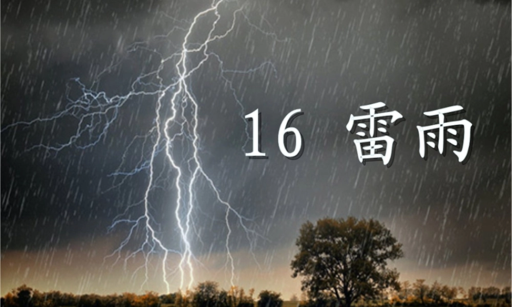 《16 雷雨 》 第8套（省一等奖）优质课.pptx