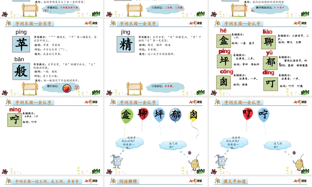 《8 彩色的梦 》 第2套（国家一等奖）优质课.pptx