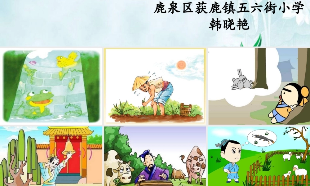 《12 亡羊补牢 》 第7套（省一等奖）优质课.ppt