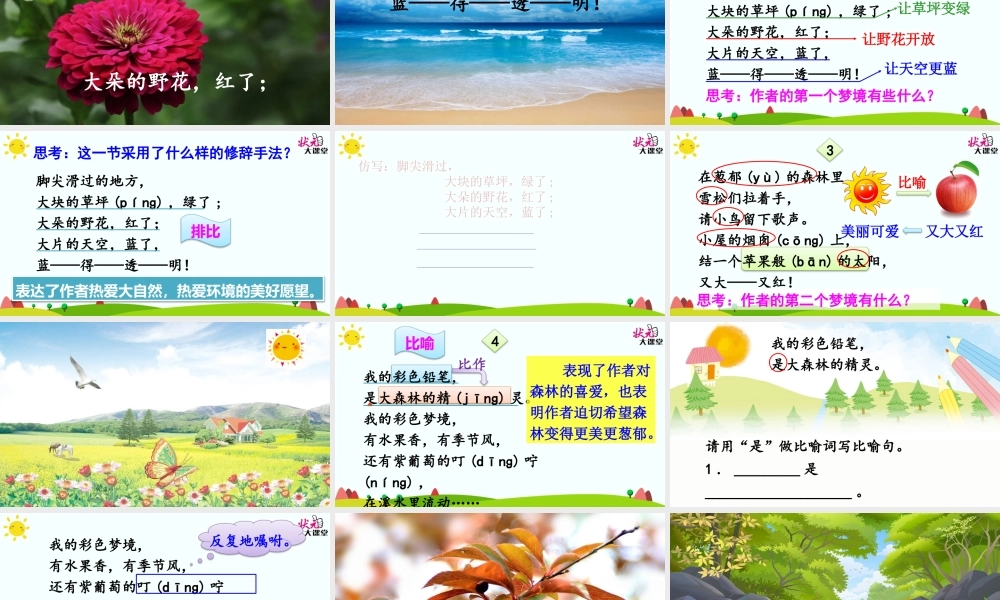 《8 彩色的梦 》 第1套（国家一等奖）优质课.pptx