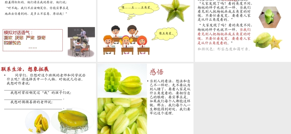 《13 画杨桃 》 第8套（省一等奖）优质课.ppt