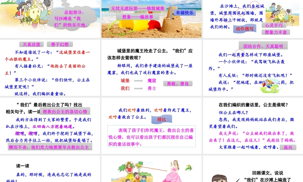 《10 沙滩上的童话4》优质课.ppt