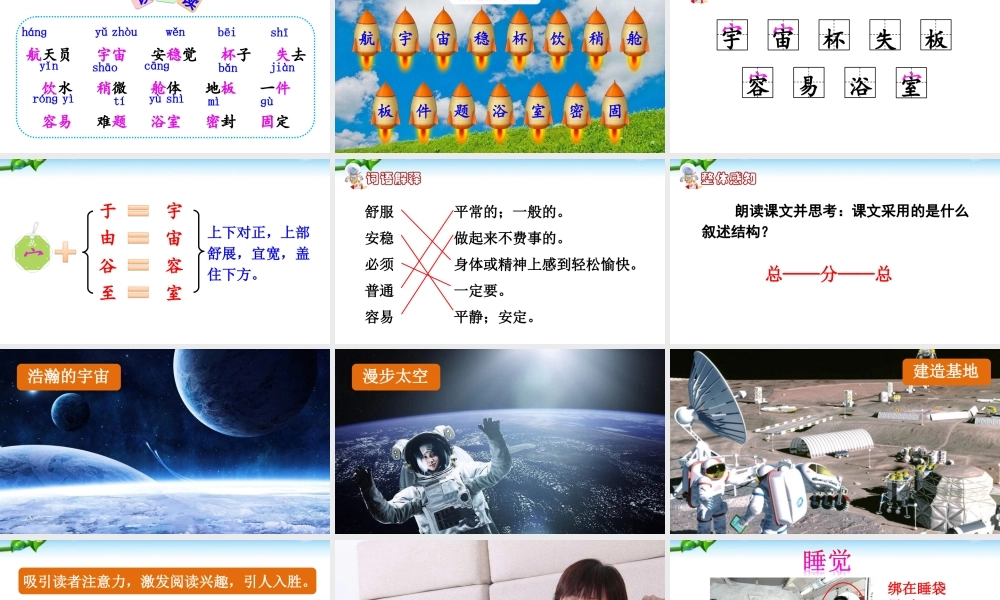 《18 太空生活趣事多 》 第1套（国家一等奖）优质课.ppt