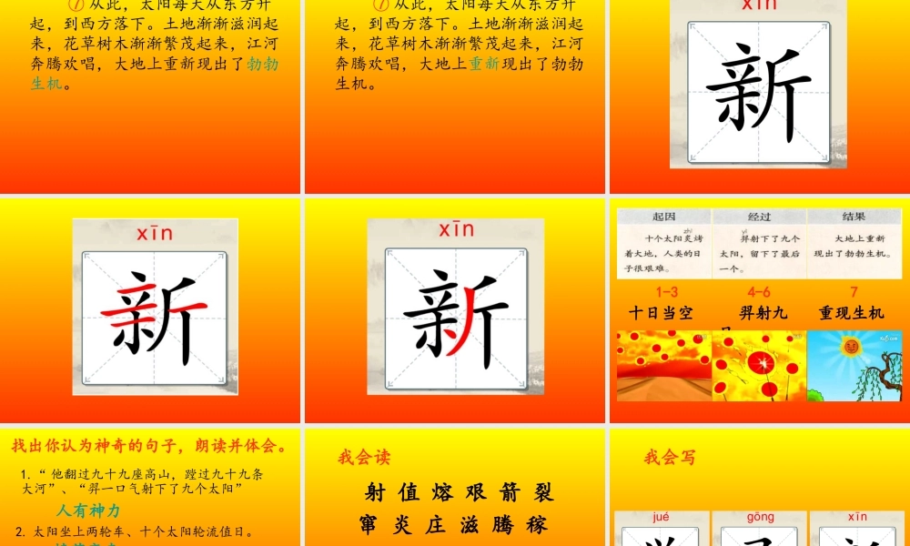 《25 羿射九日 》 第2套（国家一等奖）优质课.ppt