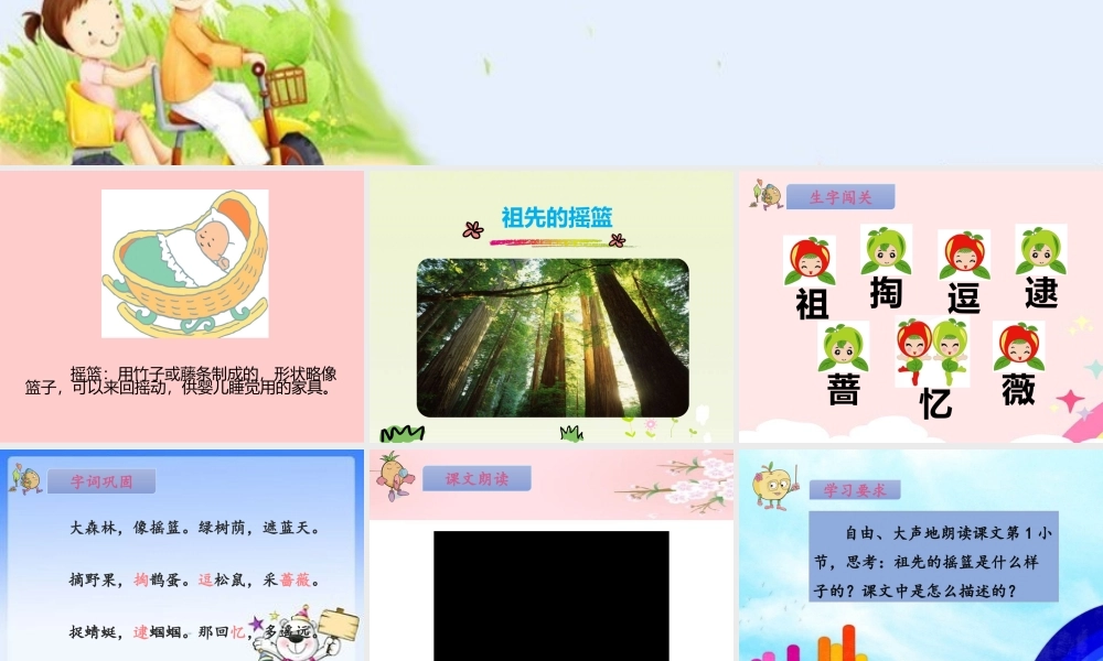 《23 祖先的摇篮 》 第7套（省一等奖）优质课.pptx