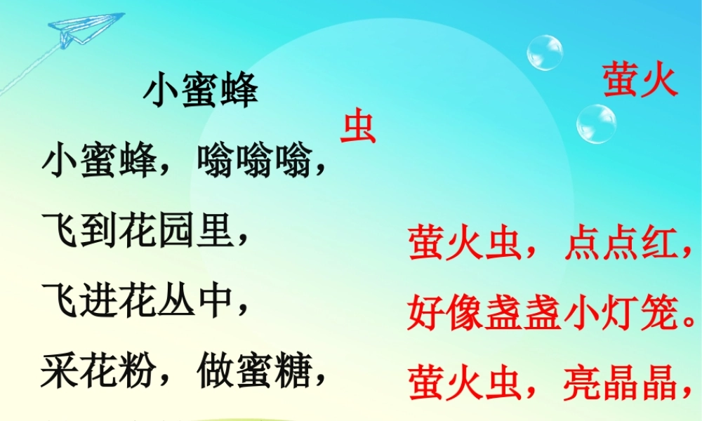 《11 我是一只小虫子 》 第1套（国家一等奖）优质课.ppt