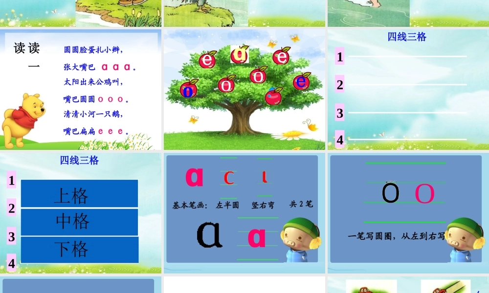 （课堂教学课件2）a o e.ppt