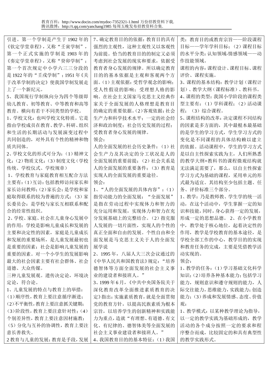 【豆丁★教育百科】小学教师招聘教育学考试专用.doc_第3页