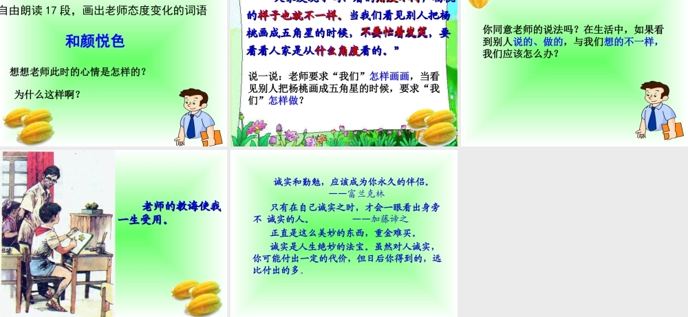 《13 画杨桃 》 第1套（国家一等奖）优质课.ppt