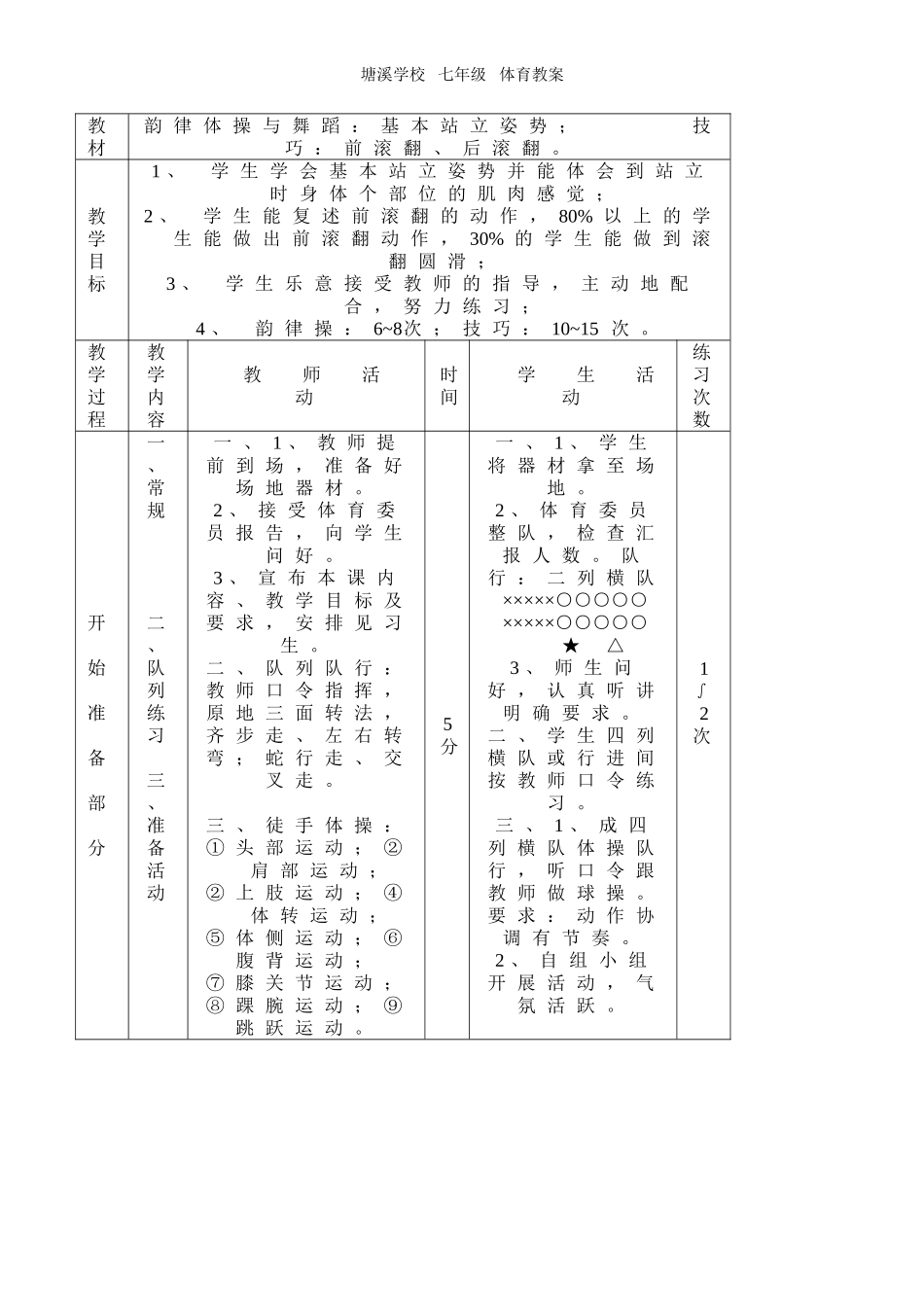 初中体育教案全集(3).doc_第1页