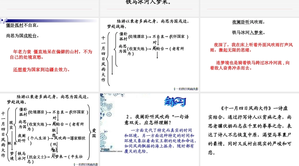 《十一月四日风雨大作》.ppt