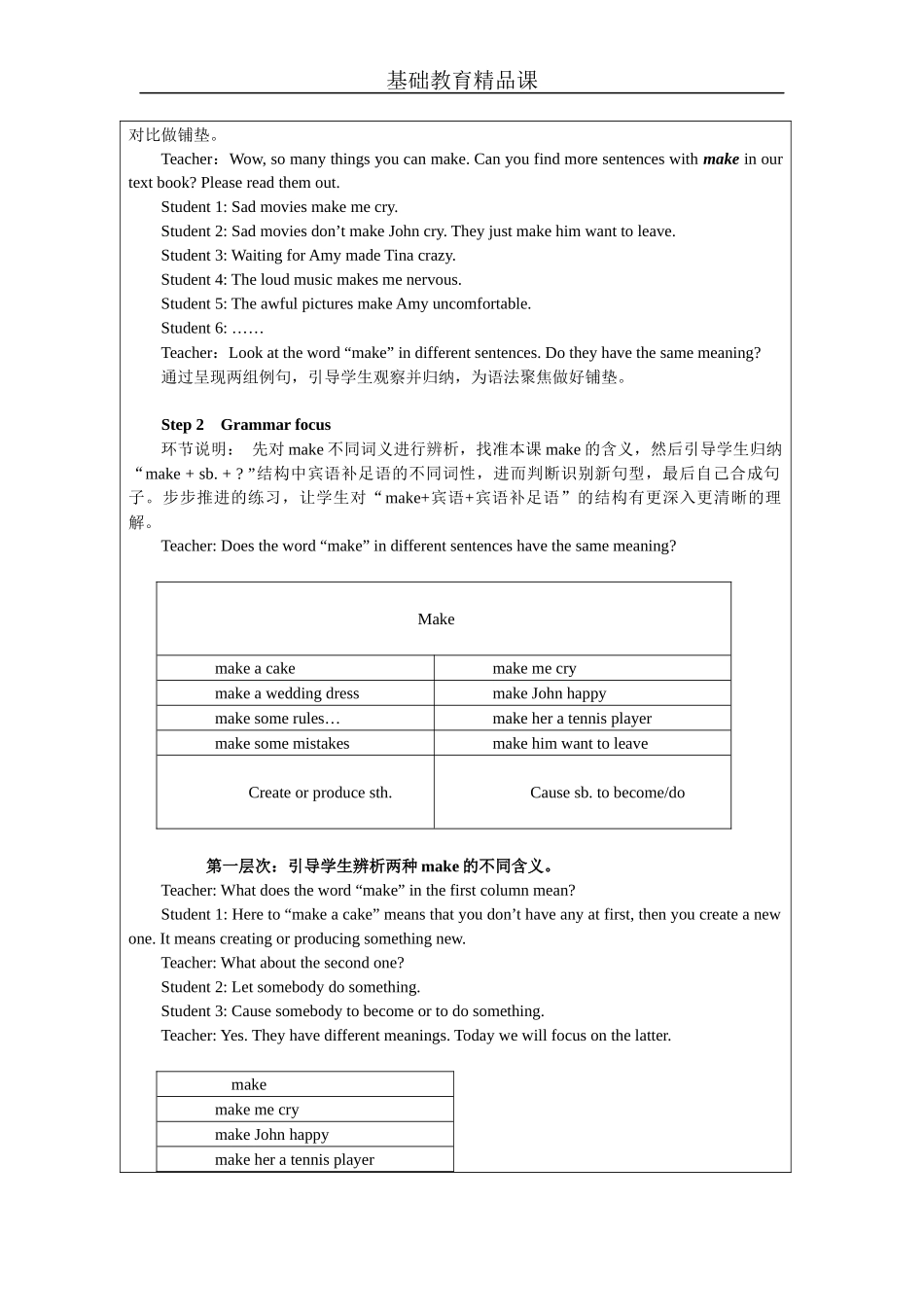 Unit 11 Sad movies made me cry.教学设计.docx_第2页