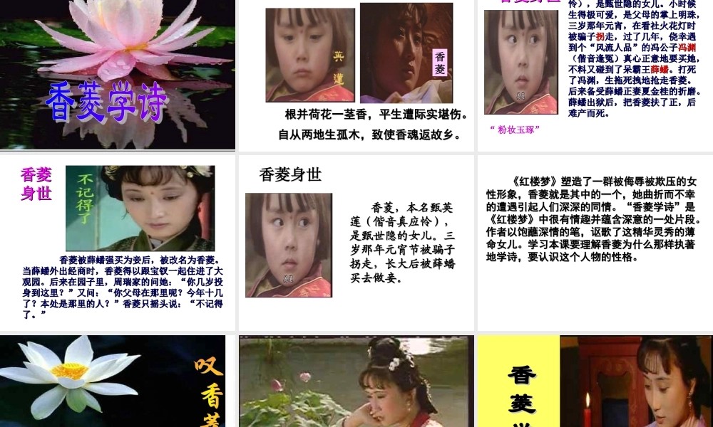 《香菱学诗》课件81张.ppt