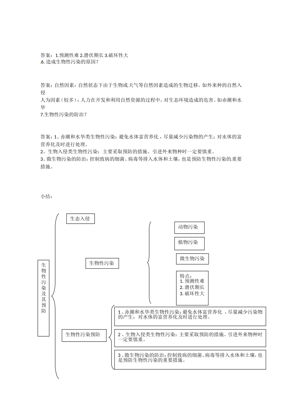 生物：4.1《生物性污染及其预防》学案（新人教版选修2）.doc_第2页