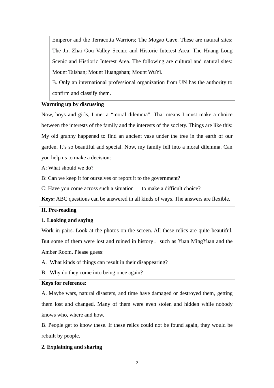 Cultural relics-period1学案.doc_第2页