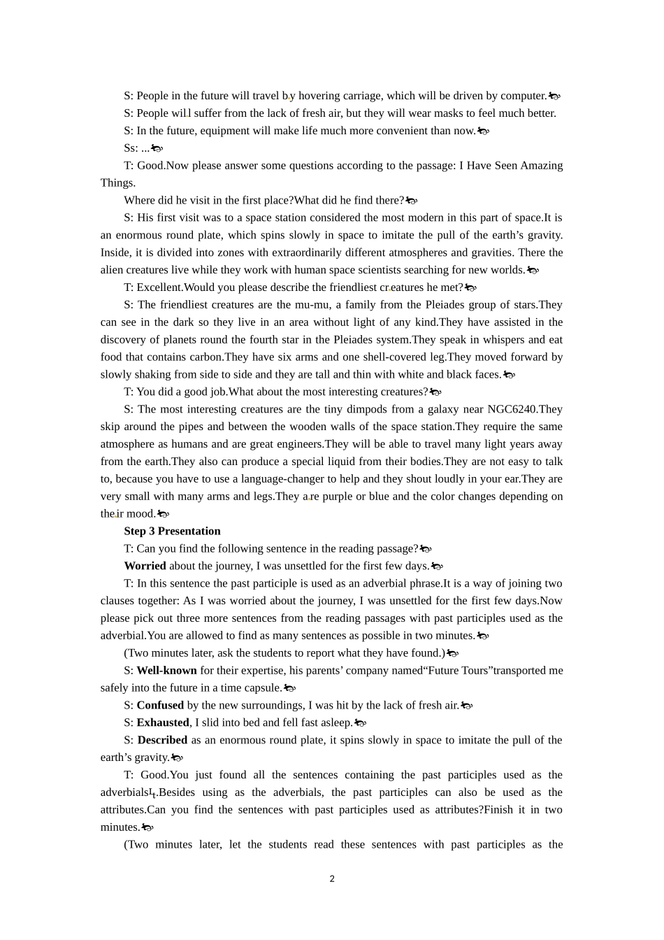 必修五（Unit 3　Life in the future Period 5） .doc_第2页