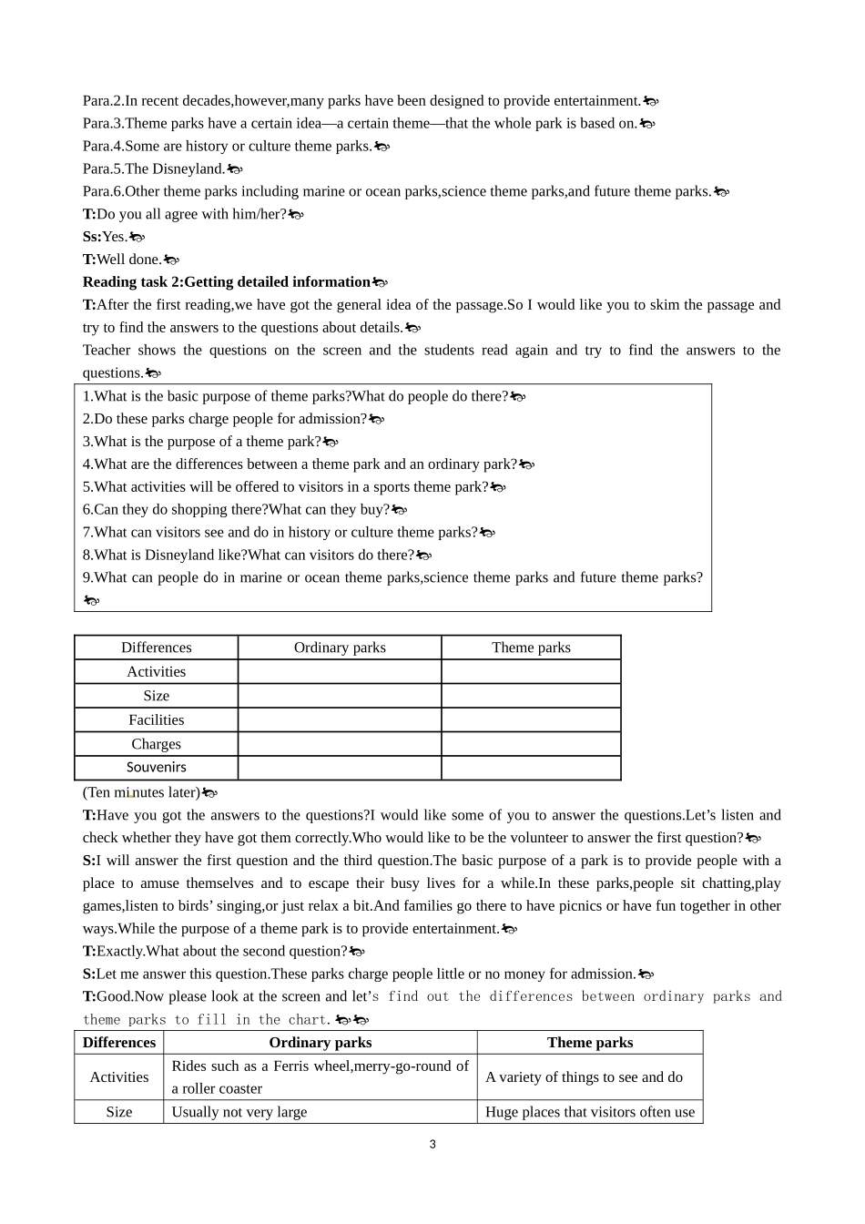 Unit 5 Theme parks Period 1 Reading 优秀教案（人教版必修4）.doc_第3页