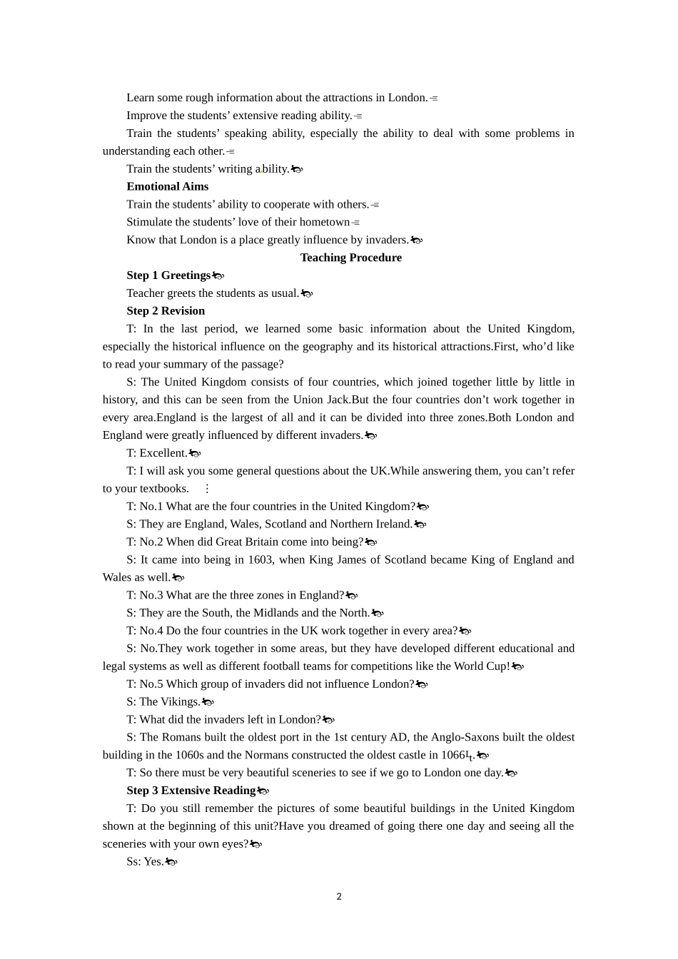 必修五（Unit 2　The United Kingdom Period 3） .doc_第2页